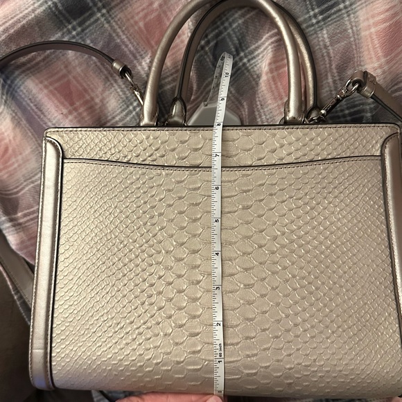 NWOT Coach Zoe Caryall in metallic snake. - Picture 13 of 14